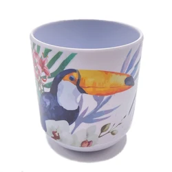 Wholesale customized printed cheap price plastic melamine Japanese style tea cups