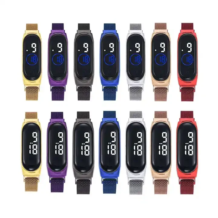 Hot Sale Factory Men LED Wrist Watch Fashion Watch high quality Sports waterproof touch digital silicone bracelet watch best