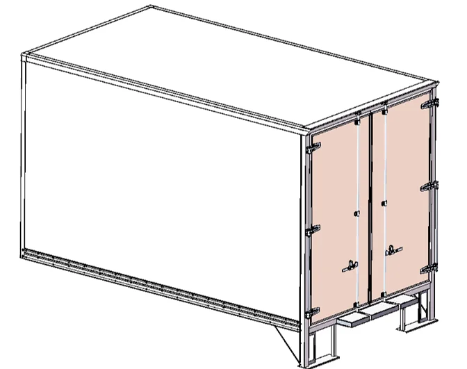 Insulation Panel Truck Boxes For Sale China Truck Spare Parts Composite Truck Body