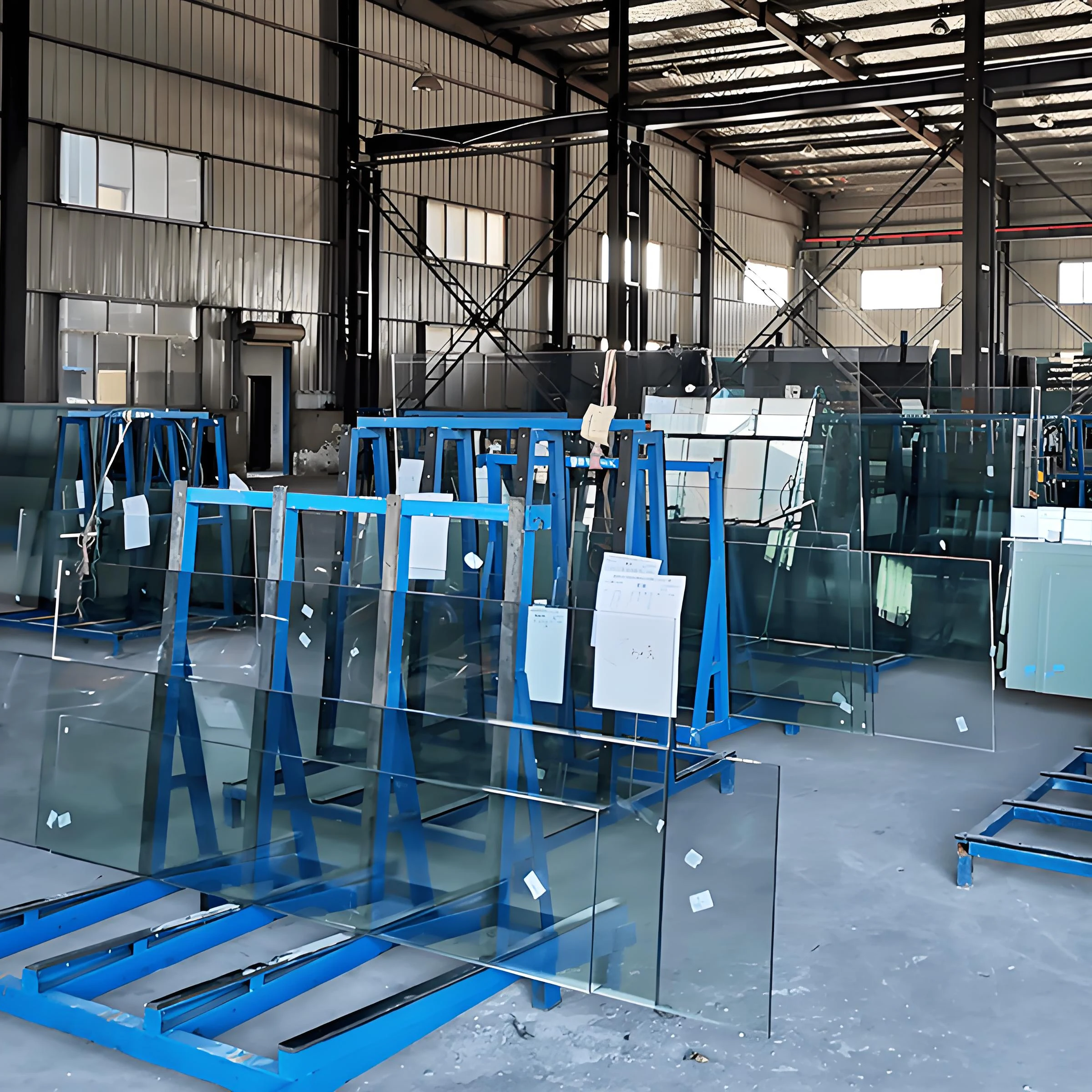 4MM,5MM,6MM,8MM Clear Colored Tinted Reflective Coated Low E Glass	Used Building Curtain Walls Fences