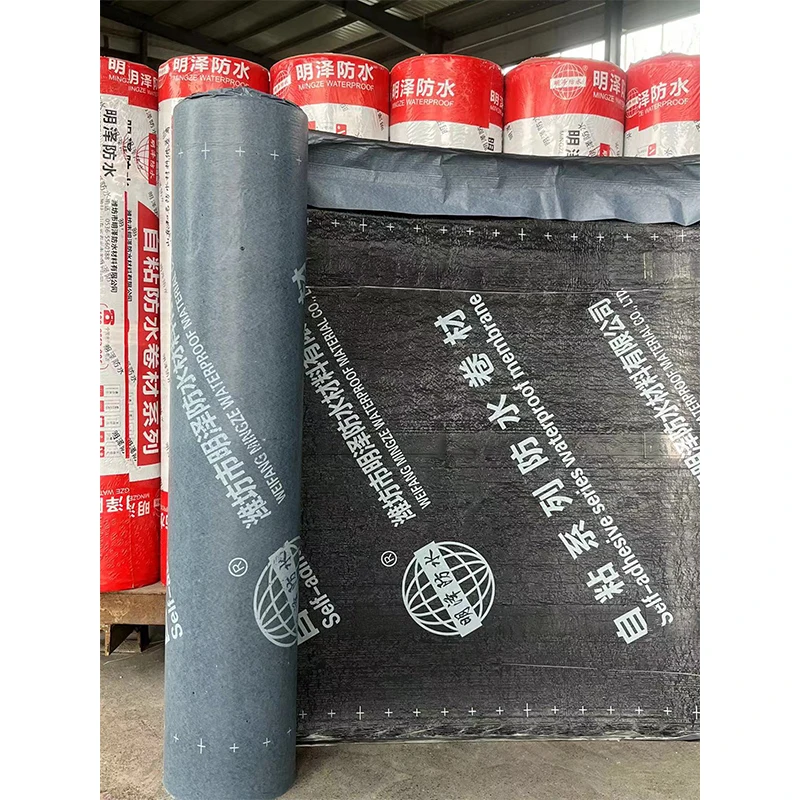 High Polymer Building Materials Self Adhesive Modified Bitumen Aluminum Foil Roofing Waterproof Membrane