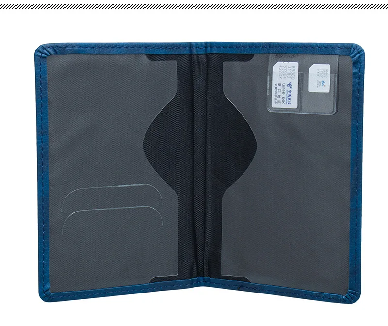 Wholesale custom logo USA embossed High-end   leather travel  passport cover