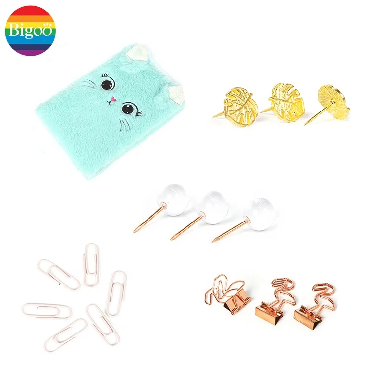 Candy color set of stationery set with assorted pieces in box package customized for office and school gift promotional