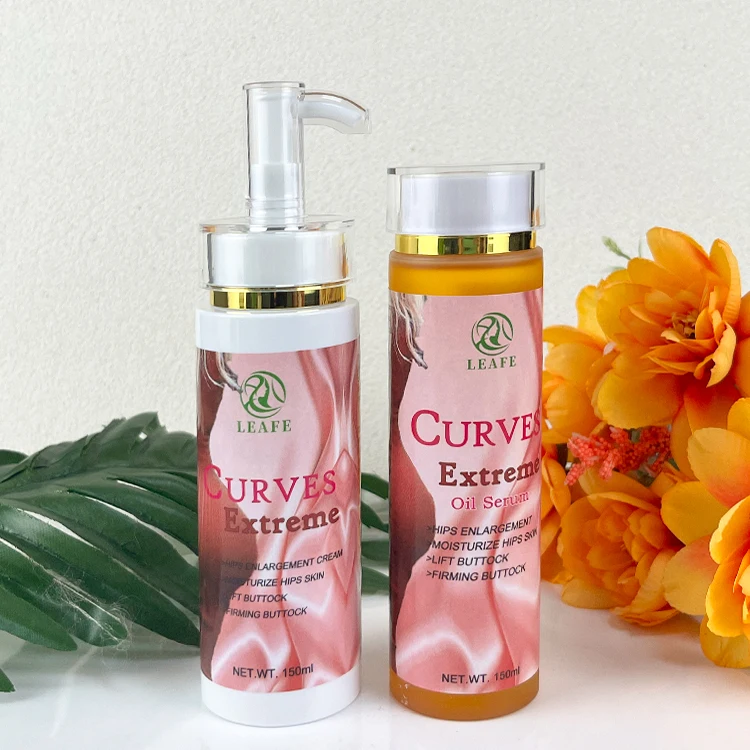 Private Label Hips And Butts Cream And Oil Set Ultimate Maca Butt And Hips Enlargement Cream Butt Enlargement Oil Cream Set