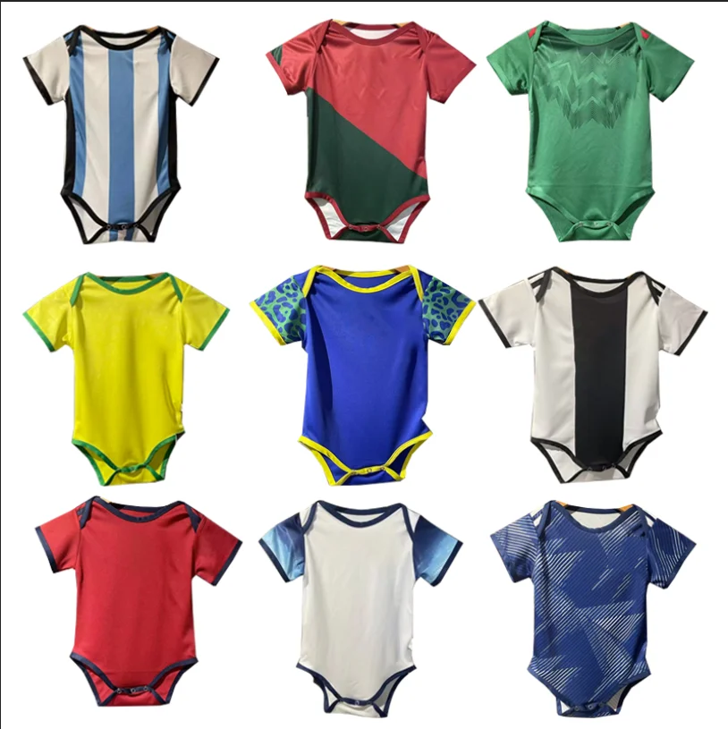 National team Baby Soccer Jersey 22-23 Football Club baby jersey mexico baby crawling clothes