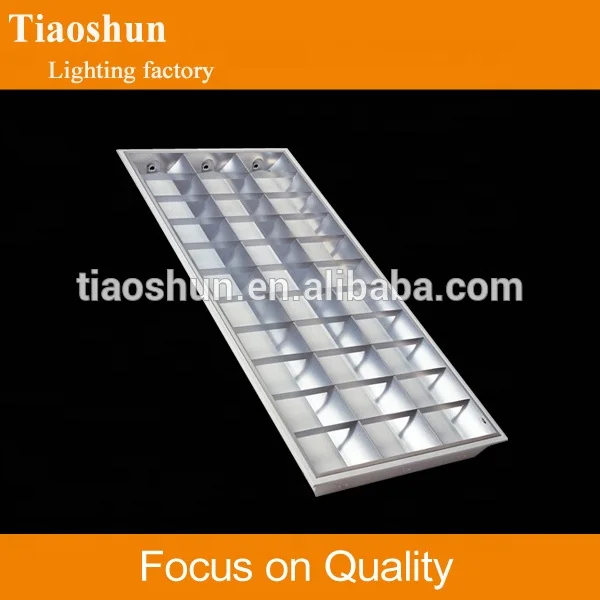 fluorescent lamp fitting T8 2x36W LOUVER FIXTURE 1200*300MM GRILLE LAMP