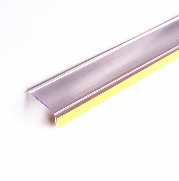 PVC Plastic Label Holder Data Strip Price Tag Supermarket Shelf Edge