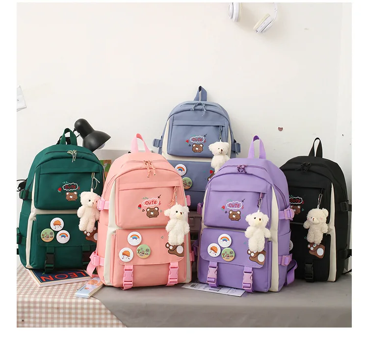 Top Sale Guaranteed Quality Cute Cartoon Backpack Set Sublimation Backpack School Bags