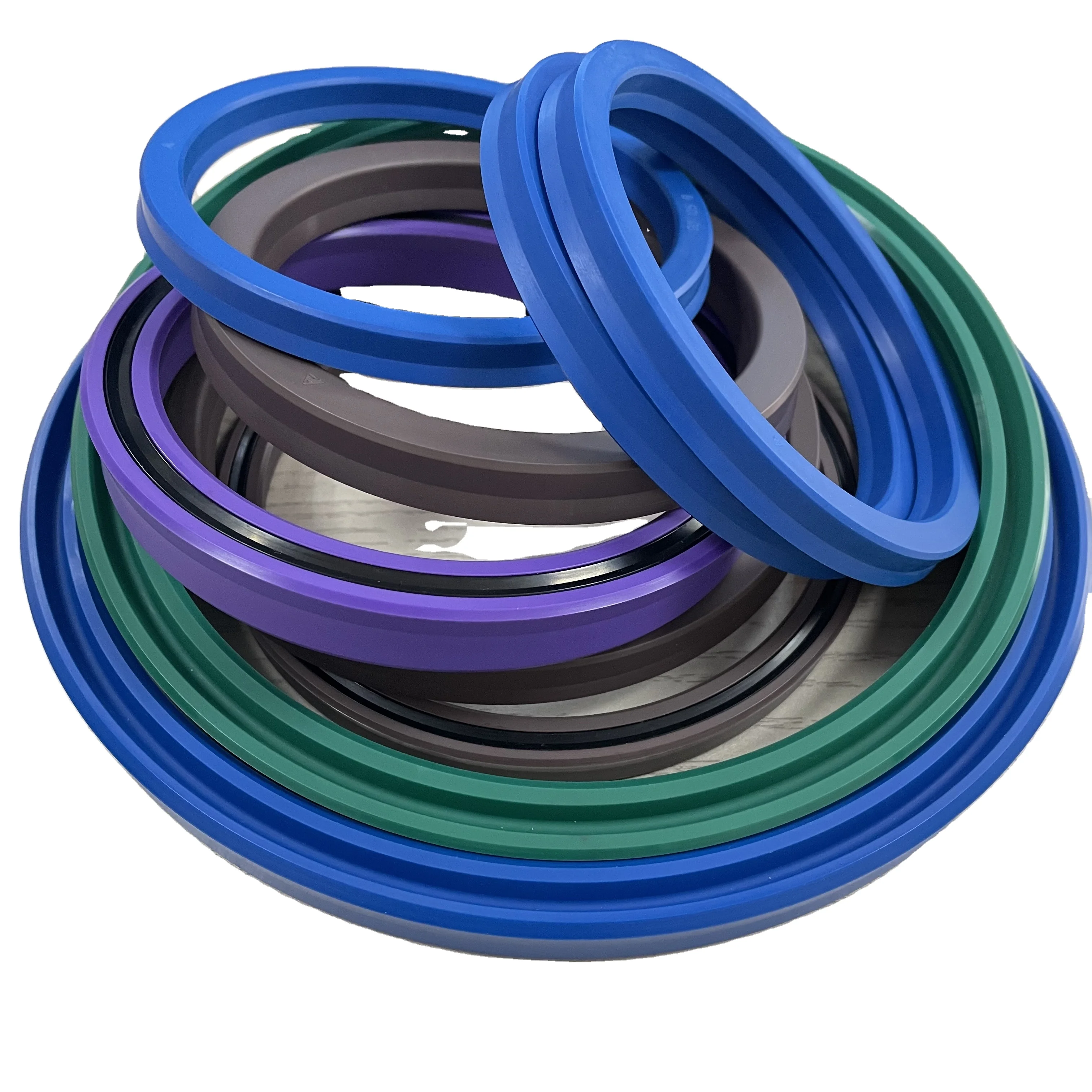 Factory Price High pressure Excavator hydraulic cylinder Y-shaped  piston rod pu oil seal ring