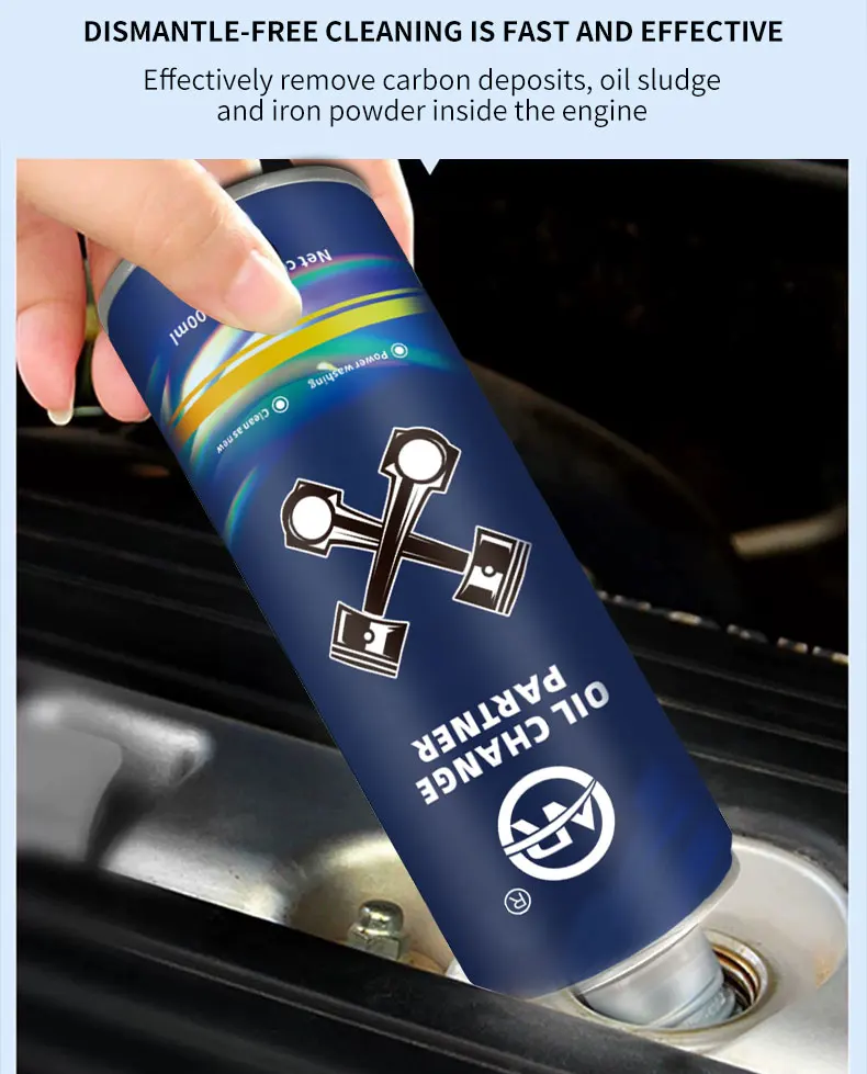 Car Care Products Strong Stain Removal Engine Lubricating System Cleaner Best Selling Fuel System Cleaner oil change companion