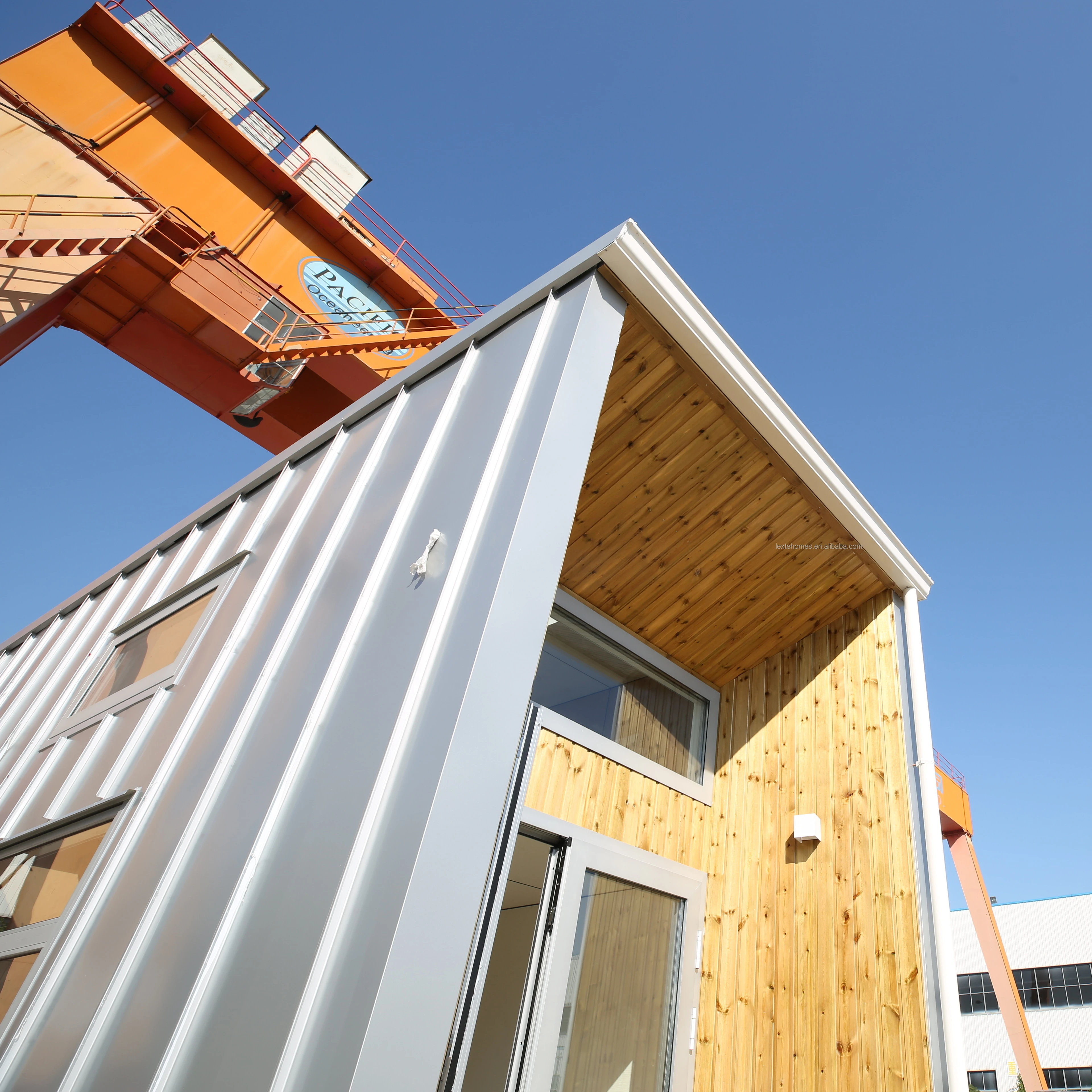 Dwell wood cabins on trailer