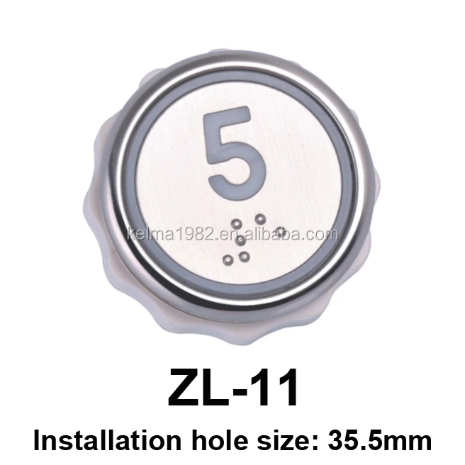 
Model ZL-11 elevator button switch,lift button,elevator pushbutton 