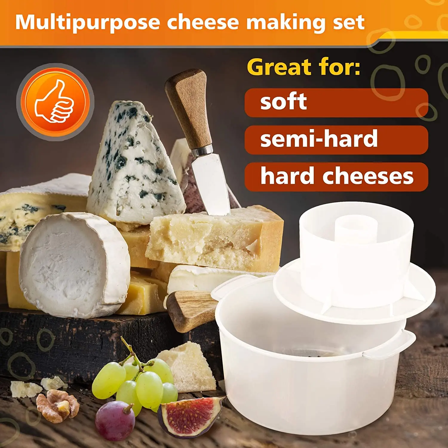 cheese Making Kit cheese Making Supplies cheese Set for Press Reusable