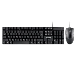 New black 104keys Klavye Kiti keyboard mouse combo Ergonomic wired USB keyboard and mouse combination