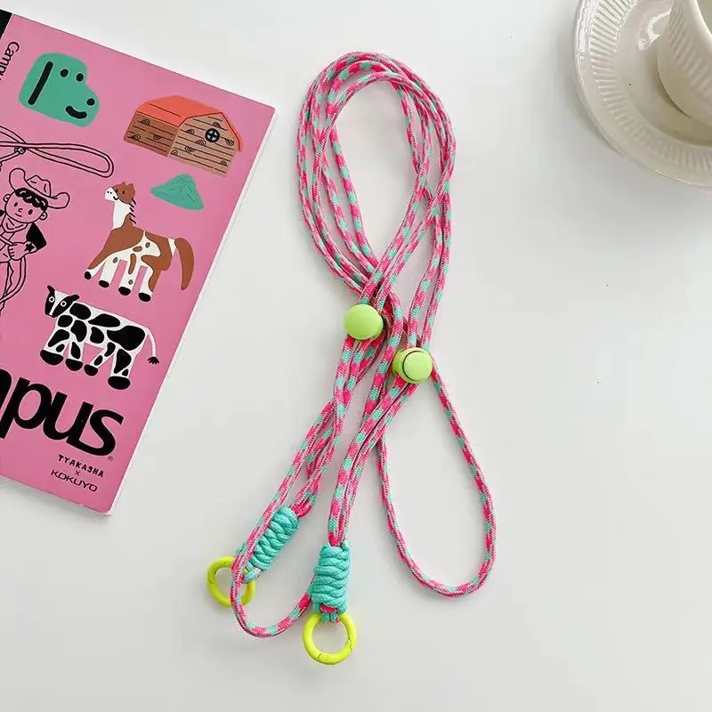 Handmade Braided Woven Para cord Strap For Mobile Phone Water Bottle Camera Adjustable Neck Shoulder Strap