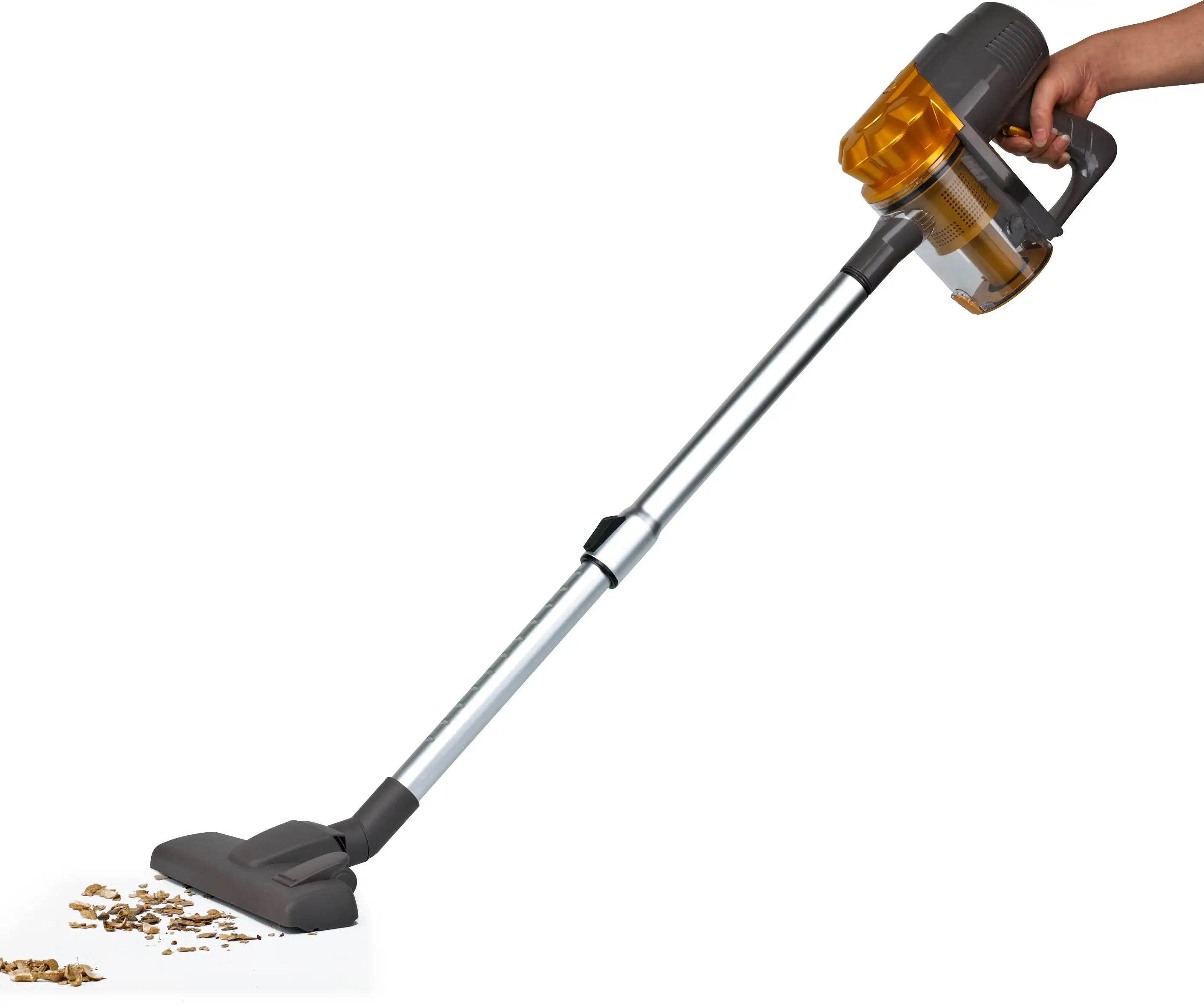 Corded Stick Vacuum, 14KPa Lightweight Small Vacuum Cleaner with 600W Powerful Suction, Handheld Vac for Pet Hair Hard Floor
