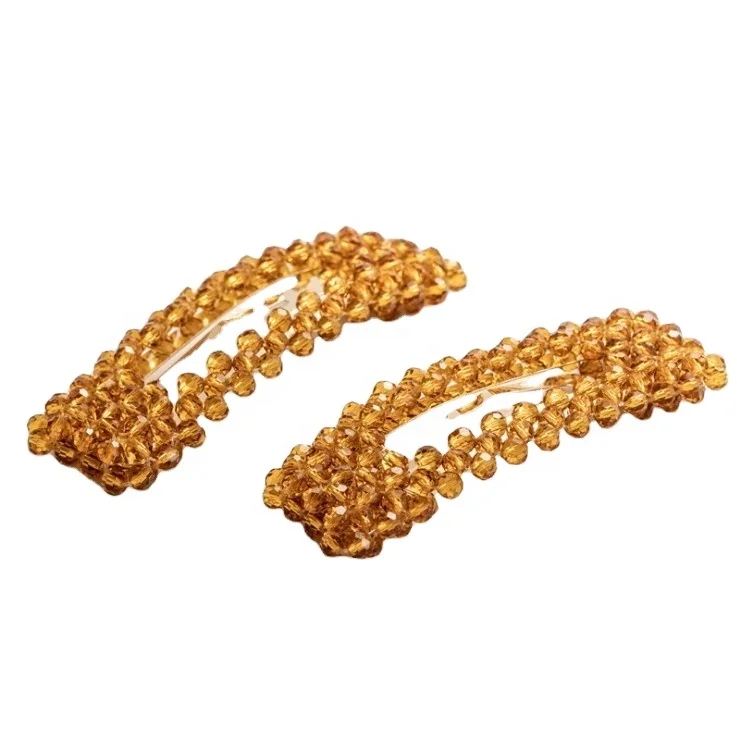 Fashion Beaded Snap Clip