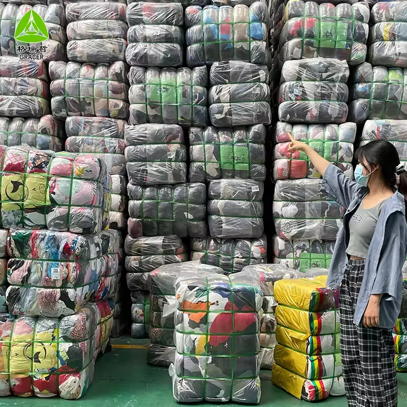 Used Second Hand Branded Designer Mix Style Clothes Vintage Bale Bulk Grade B Stock Apparel Supplier