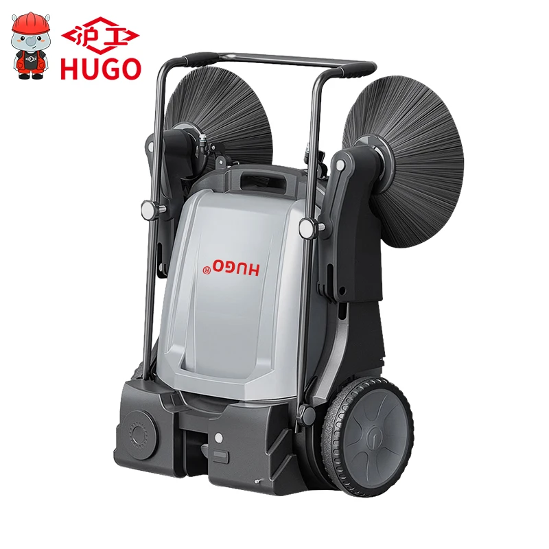 Street Cleaning Machine Road Vacuum Sweeper Ride On Outdoor Floor Hand Sweeper Industrial