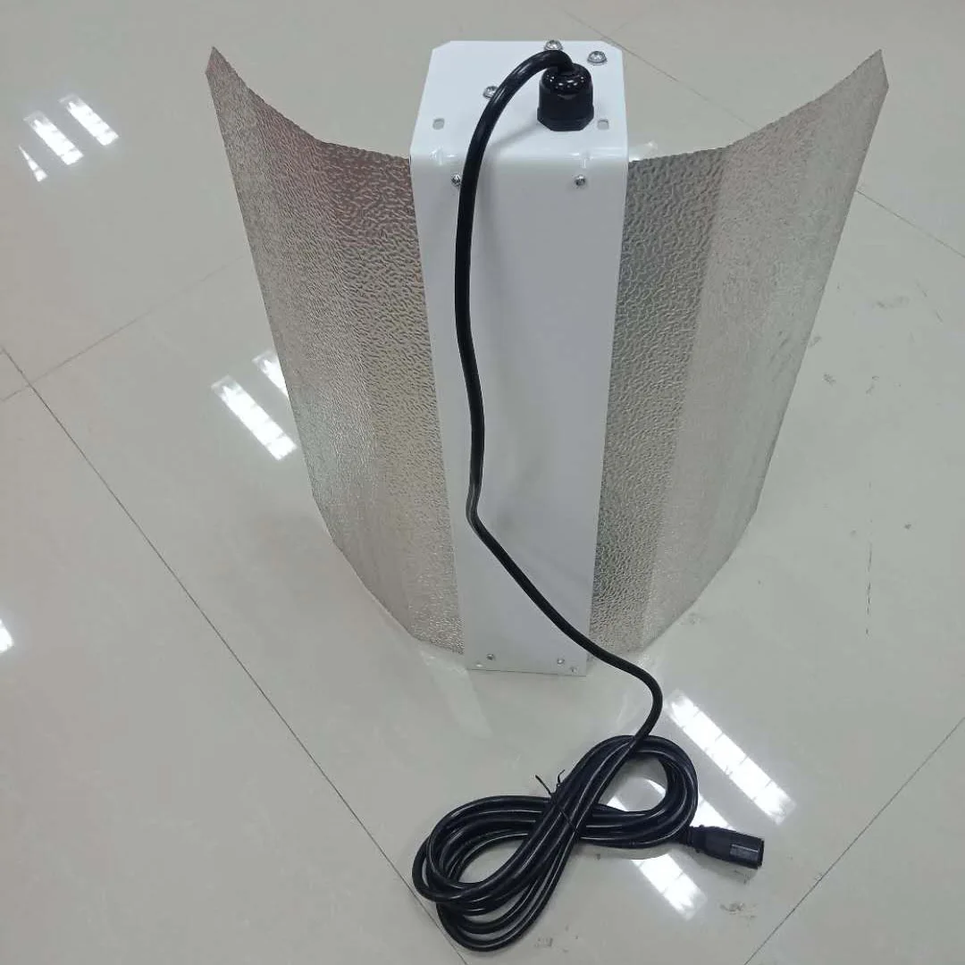 600W Hydroponics Grow Lighting Hood Single Ended Stucco Reflector Aluminum Grow Light Reflective Reflector