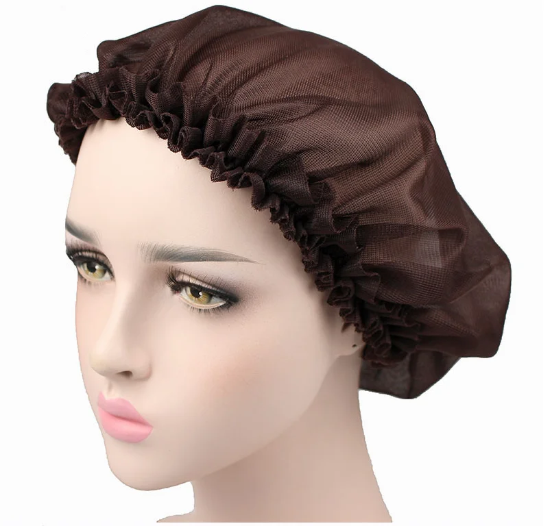 Сетчатая ткань полиэстер женская шляпа для сна