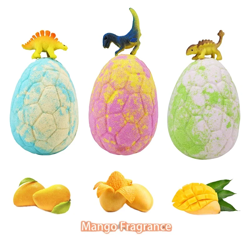 Private Label Bath Sal Ready to Ship Dinosaur Bath Bombs for Kids Bubble Bath Supplies Bombs Gift Set Organic Vegan