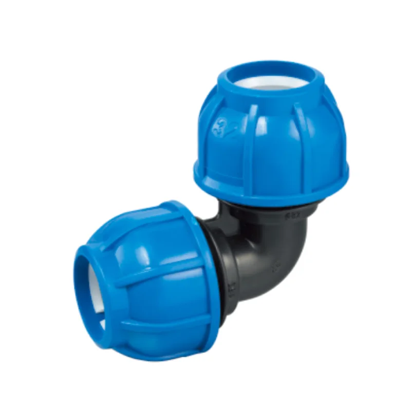 High Quality Water Plastic Tube Female Threaded Offtake 90 Degree Pipe Fittings Elbow Compression Valve Joint