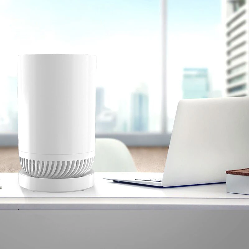 ABS Portable Ionizer Air Purifier with atmosphere lamp