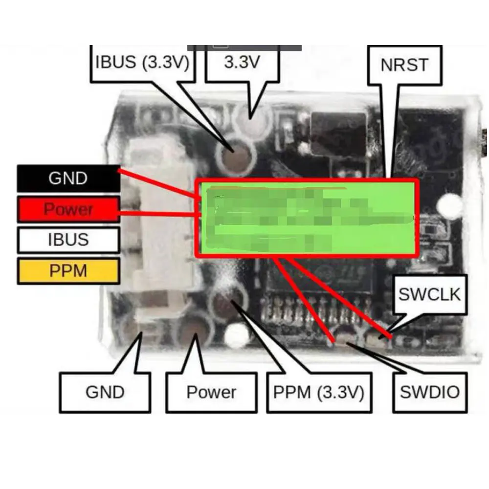 8CH Mini Receiver PPM iBus SBUS Output Flysky AFHDS 2A Transmitter RX2A PRO FS-A8S FS i4 i6 i6S i6X TM10 8CH Mini Receiver