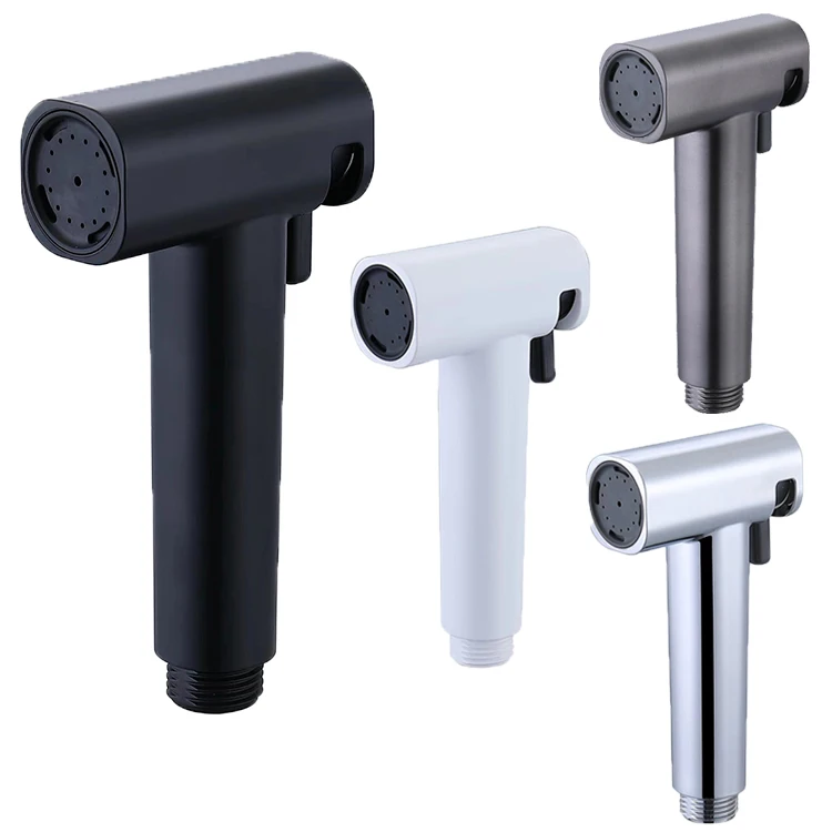 Новый дизайн, умный двухфункциональный душевой пистолет из АБС-пластика с регулируемым потоком, спрей для биде, смеситель для биде, аксессуары для ванной комнаты и туалета