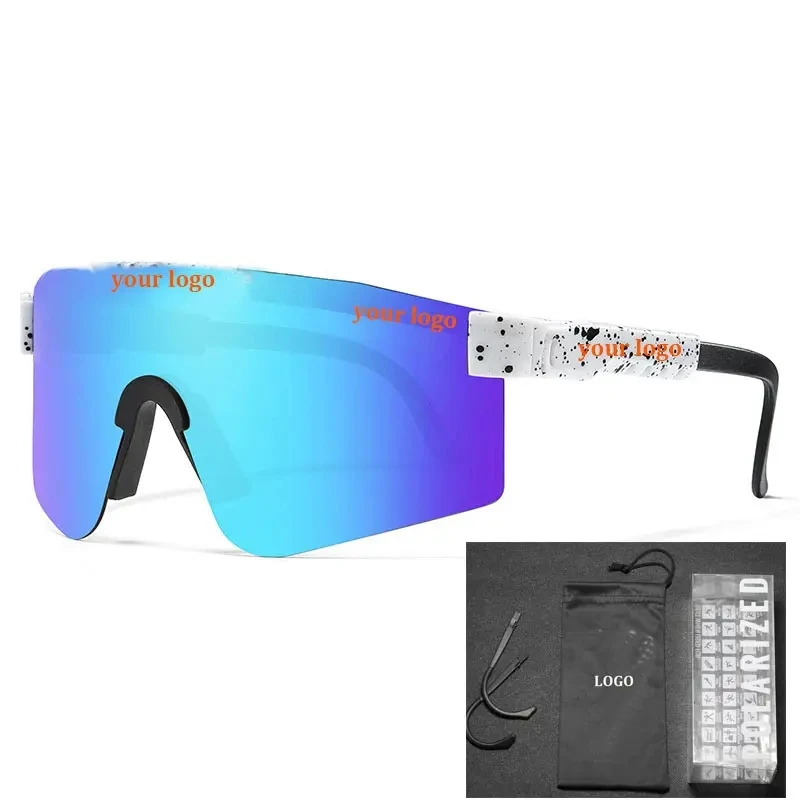 Hot selling Custom logo Cost-effective Outdoor Bike Bicycle Cycling Driving Running UV400 Windproof PC Sport Sunglasses