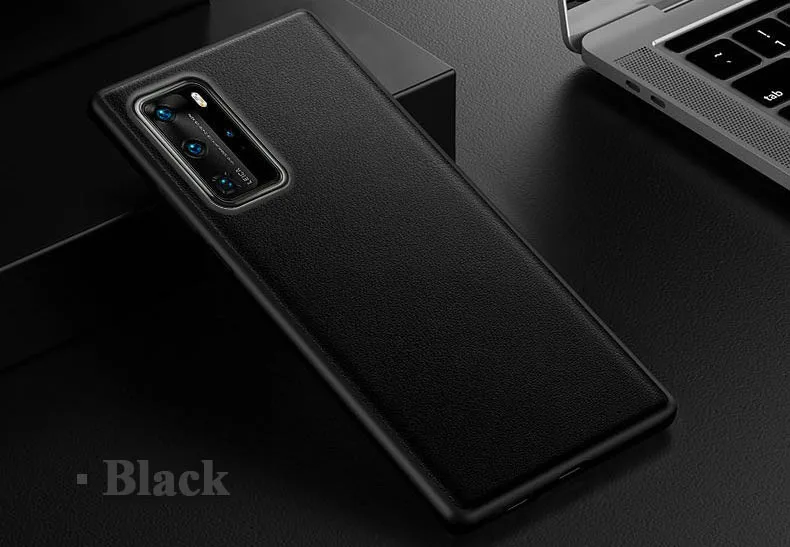 Ультратонкий легкий кожаный защитный чехол для Huawei P40/P30