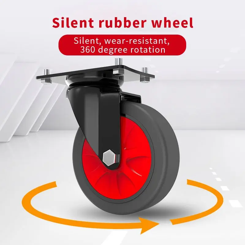 Pomelohome hand push industrial plastic furniture moving new foldable flat hand carts & trolleys