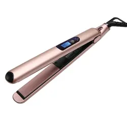 Professional PTC hair straightener with lcd flat irons wholesale private label customize hair straightener
