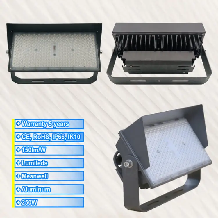 Support L/C Pay 180000 Dimmable Customized 200W-800W Output Floodlamp for Rugby Volleyball Indoor Badminton Concert Filed Used