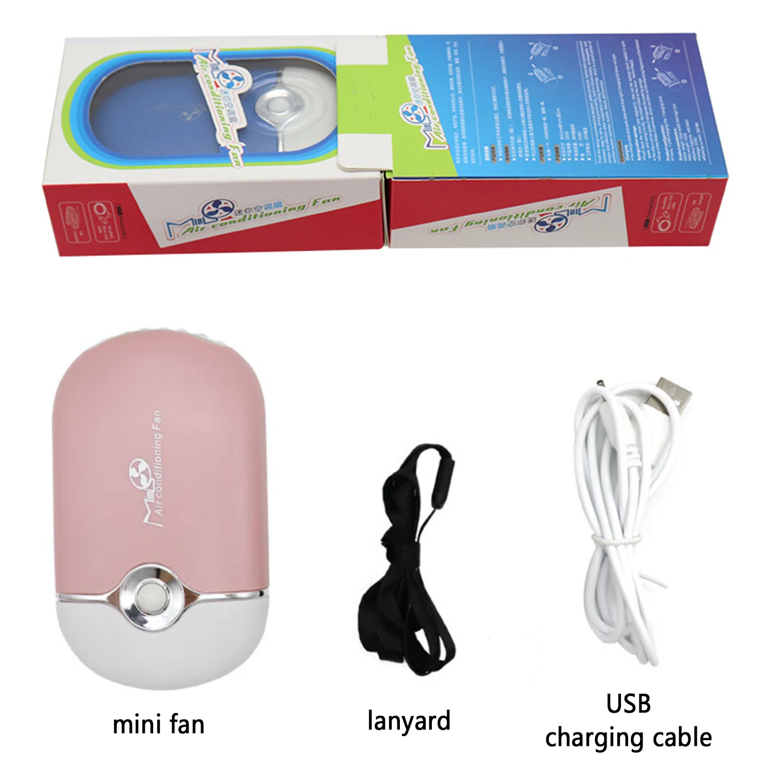 Jaunty Sky Portable USB Rechargeable Bladeless Fan Air Blower Eyelash Dryer Fan Fast Drying Eyelash For Eyelash Extension