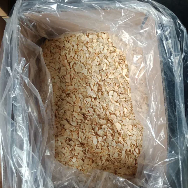 High Quality Dried Garlic Slice Factory Supply XUANYI Dehydrated Flakes Export