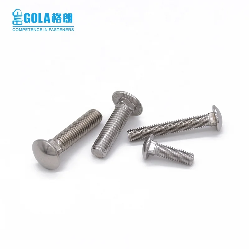 DIN 603 stainless steel mushroom round head square neck carriage bolt