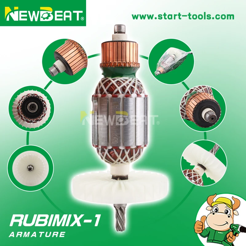 China manufacturer Start   220V-240V 110V full  copper armature  TOP quality  Rubimix-1  power tools spare parts hot sale NewBea
