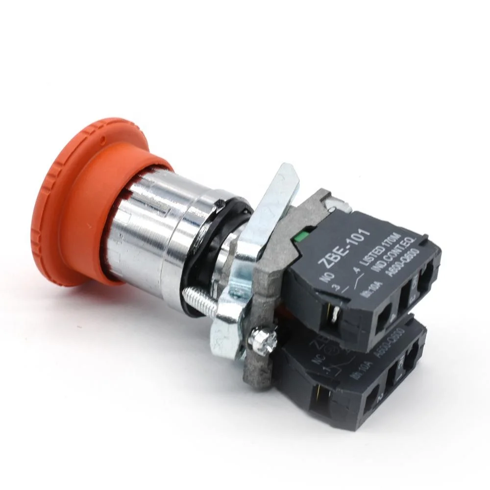 iehc YB4-BC42 XB4 series high quality 22mm emergency stop push button switch