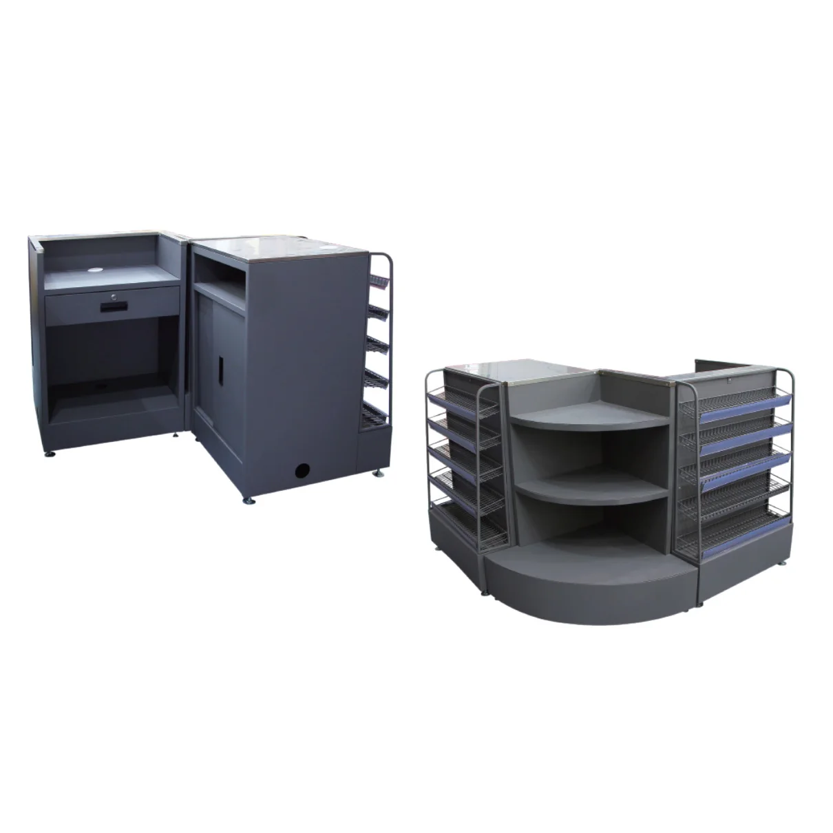 modern Design High Quality Gondola Cashier Store Shop Checkout Counter