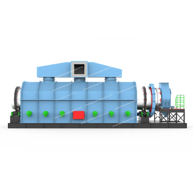 Continuous Smokeless Coconut Shell Carbonization Furnace charcoal Making Machine wood Carbonizer Stove