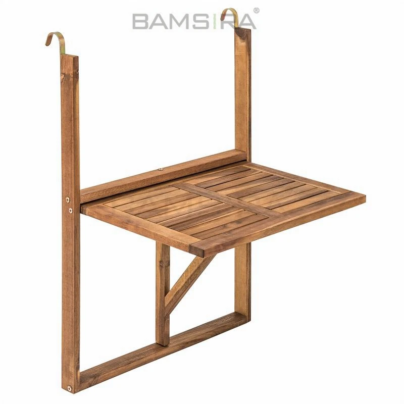 Прочный Бамбуковый подвесной стол для балкона вмещает до 44 фунтов/Bamsira_BSCI