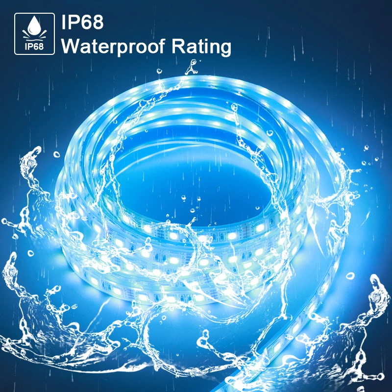 RGB LED SMD  5050 Led Strip Light 5M/Roll 300 Leds DC12V Outdoor Light Strips Waterproof