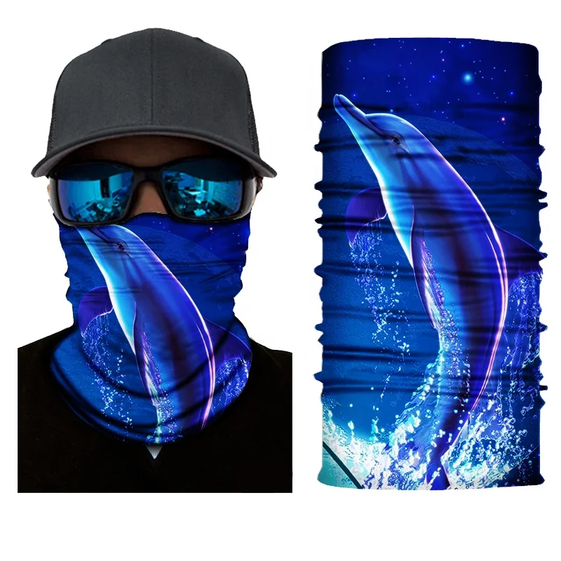 Seamless Outdoor Custom Bandana UPF 35+ Fishing Turban Custom Motorcycle Custom logo Bandana