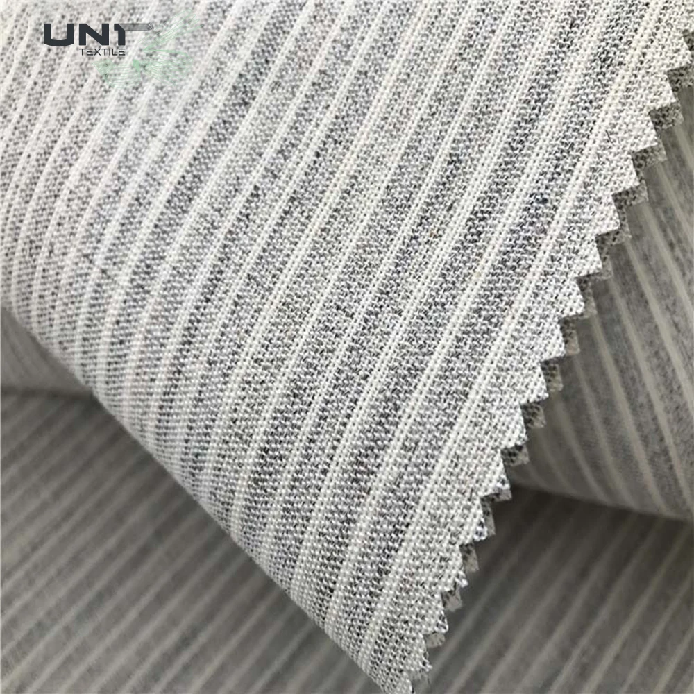 Wholesales Horse Hair Interlining Cotton Canvas Fabric for Suit Tailoring Materials With Low Price