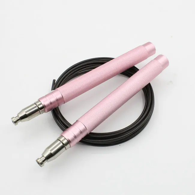 Wholesale adjustable Aluminum handle self locking skipping rope and locked jump rope