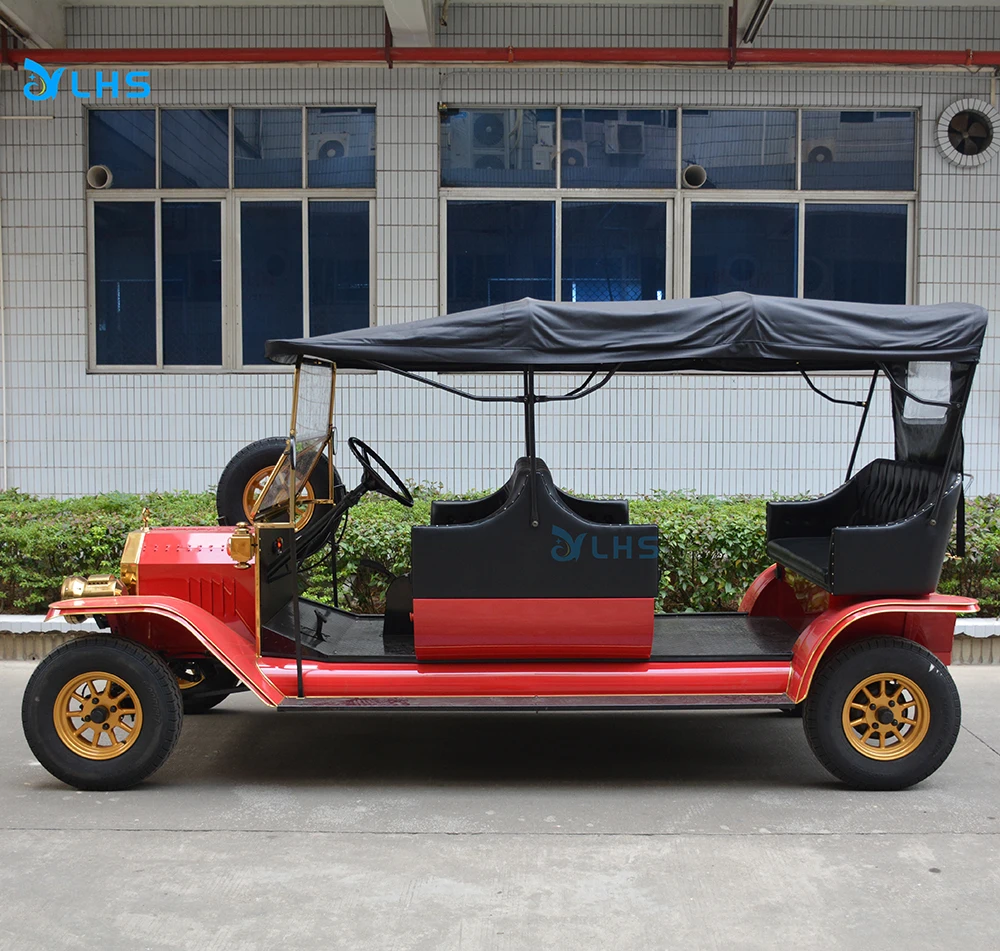 Ecological park retro tourism car sport racing antique classic car 3KW 4KW 5KW power motor retro electric vintage car for sale