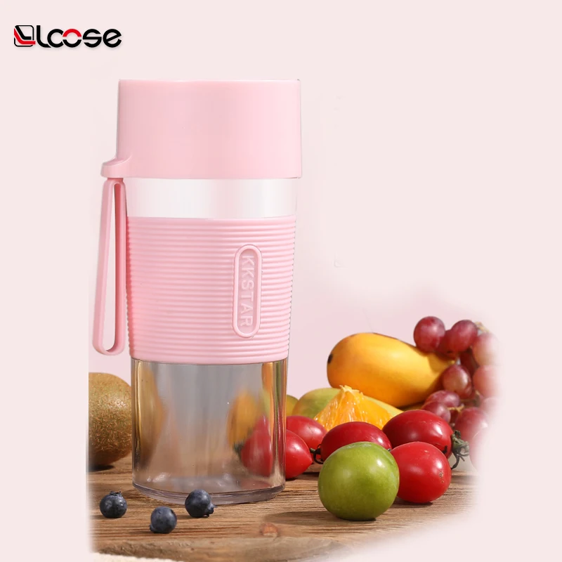 
Kkstar Sport Durable 450ml USB Rechargeable Portable juice personal Blender for Fruit mixer Mixing Smoothie Making 