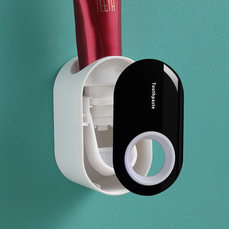 Factory Direct Glossy Wall-mounted Automatic Dustproof Toothpaste Device Tothpaste Squeezer